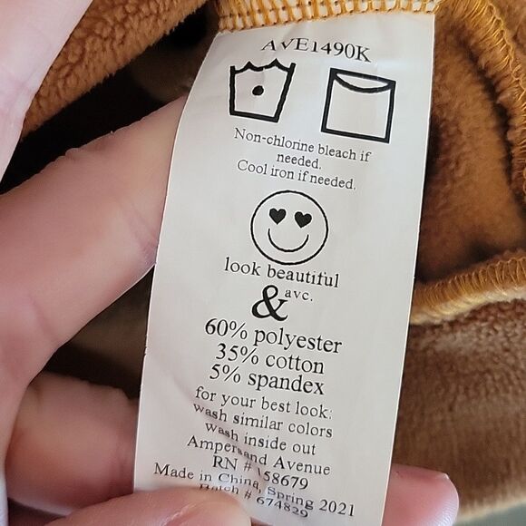 Ampersand Ave Fleece Hoodie Size 7 Kid - Picture 4 of 6